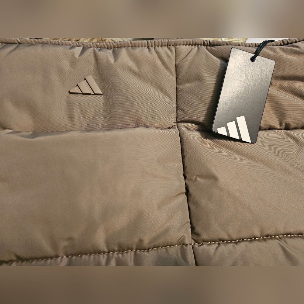 Adidas Quilted All Me 3 Tote Bag Chalky Brown - Picture 5 of 9